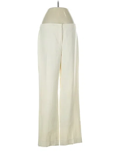 Pre-owned Escada Dress Pants In White