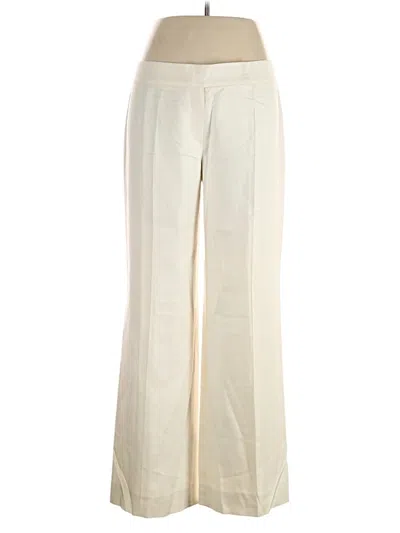 Pre-owned Escada Dress Pants In White