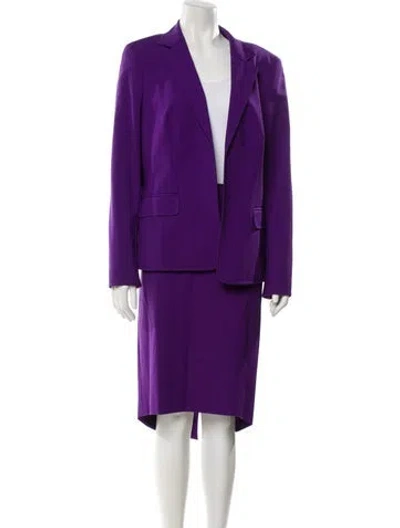 Pre-owned Escada Dress Set In Purple