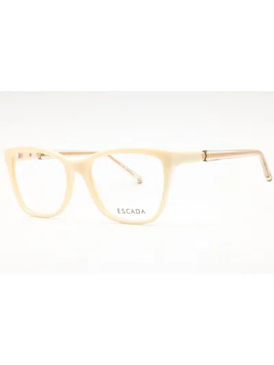Escada Elegant Rectangular Women's Eyeglasses - Vesd85 Style In Yellow