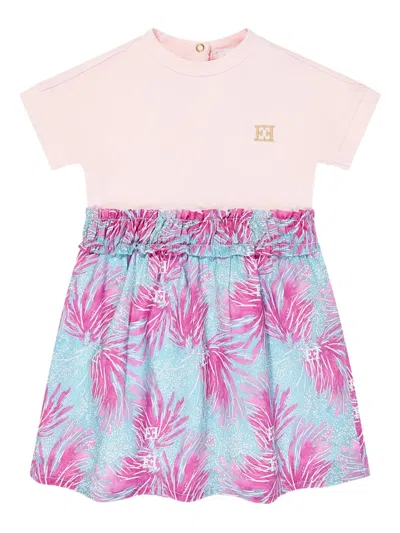 ESCADA EMBROIDERED-FLORAL DRESS