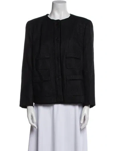 Pre-owned Escada Evening Jacket In Black