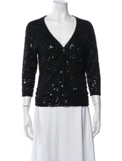 Pre-owned Escada Evening Jacket In Black