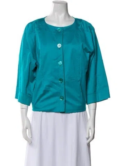 Pre-owned Escada Evening Jacket In Blue
