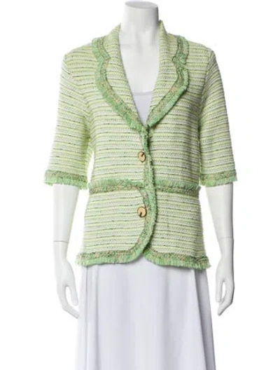 Pre-owned Escada Evening Jacket In Green