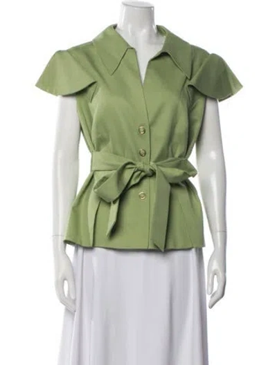 Pre-owned Escada Evening Jacket In Green