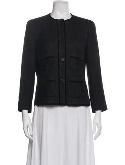 Pre-owned Escada Evening Jacket In Grey