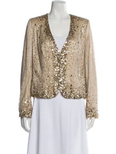 Pre-owned Escada Evening Jacket In Neutral