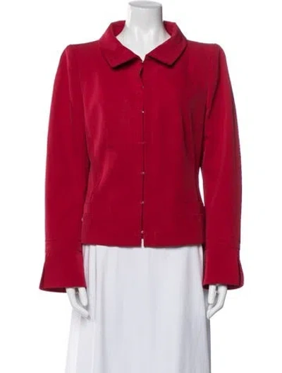 Pre-owned Escada Evening Jacket In Red
