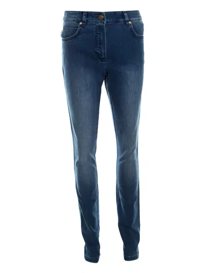Pre-owned Escada Five-pocket Jeans In Blue