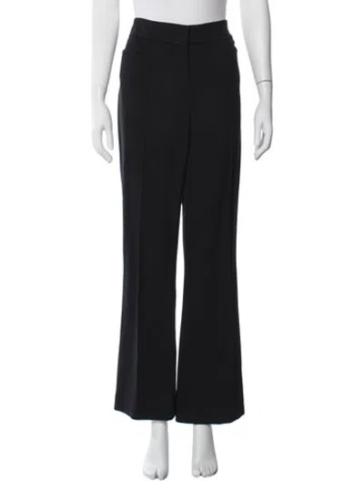 Pre-owned Escada Flared Pants In Black
