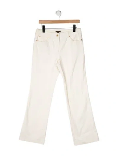 Pre-owned Escada Flared Pants In Neutral