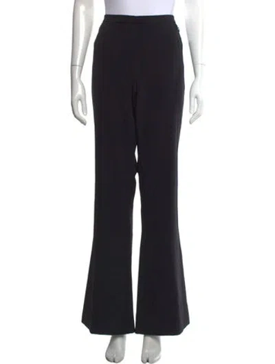 Pre-owned Escada Flared Pants W/ Tags In Black