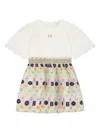 Escada Floral-motif Logo Dress In Multi