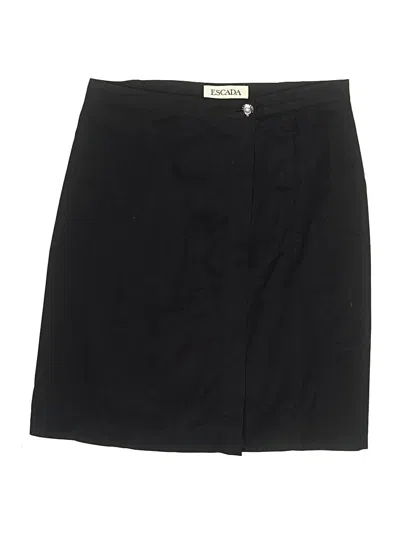 Pre-owned Escada Formal Skirt In Black