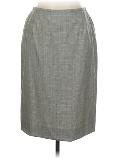 Pre-owned Escada Formal Skirt In Gray
