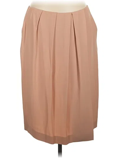 Pre-owned Escada Formal Skirt In Tan