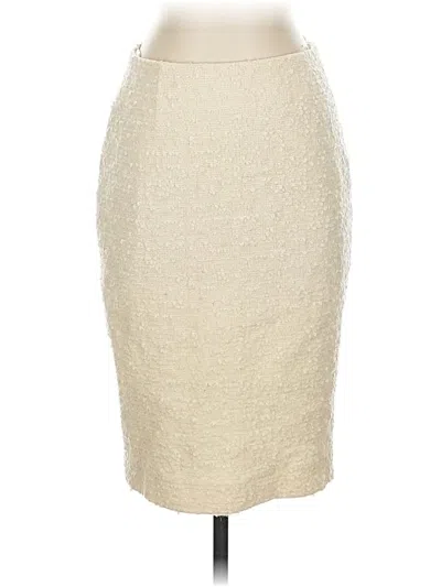 Pre-owned Escada Formal Skirt In White