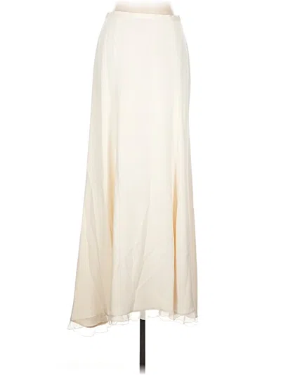 Pre-owned Escada Formal Skirt In White