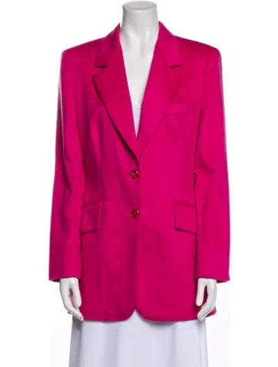 Pre-owned Escada Fur Coat In Pink