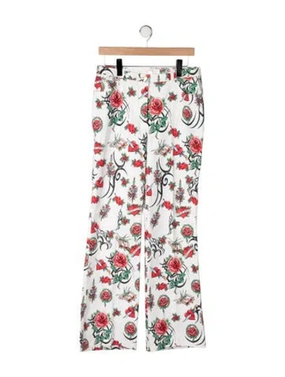 Pre-owned Escada High-rise Flared Jeans In Neutrals