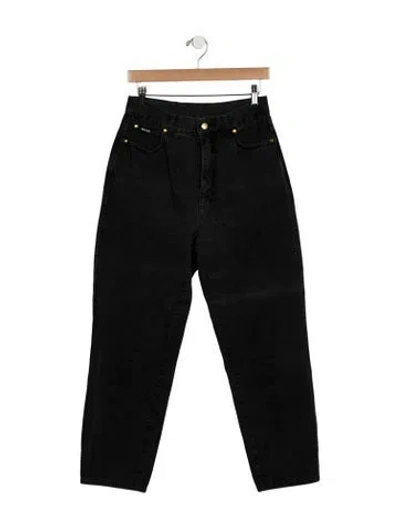 Pre-owned Escada High-rise Straight Leg Jeans In Blue