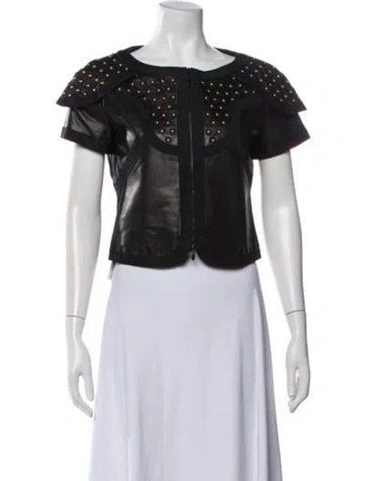 Pre-owned Escada Jacket In Black