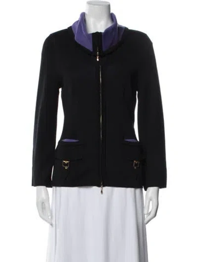 Pre-owned Escada Jacket In Black