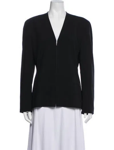 Pre-owned Escada Jacket In Black