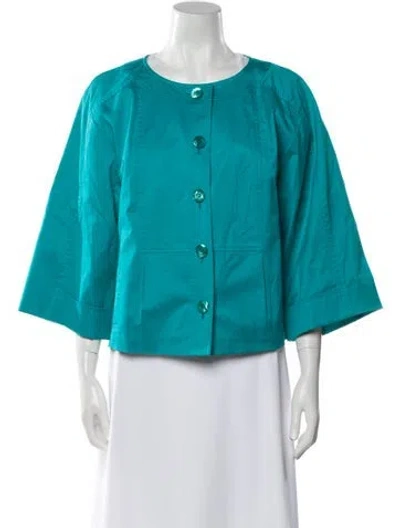 Pre-owned Escada Jacket In Blue