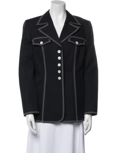 Pre-owned Escada Jacket In Blue