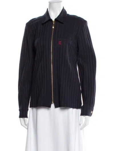 Pre-owned Escada Jacket In Blue