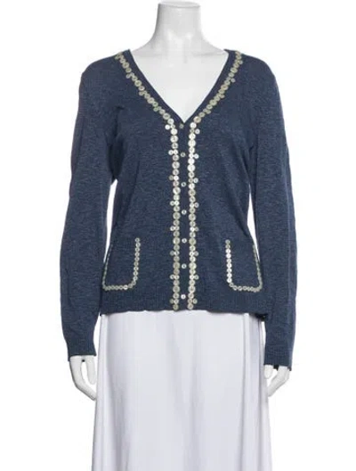 Pre-owned Escada Jacket In Blue