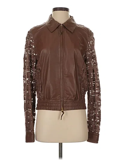 Pre-owned Escada Jacket In Brown
