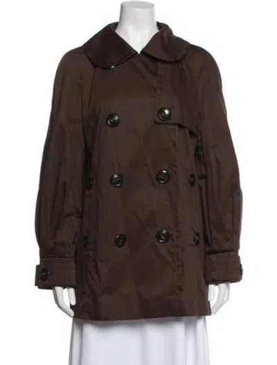 Pre-owned Escada Jacket In Brown