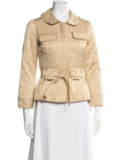 Pre-owned Escada Jacket In Gold