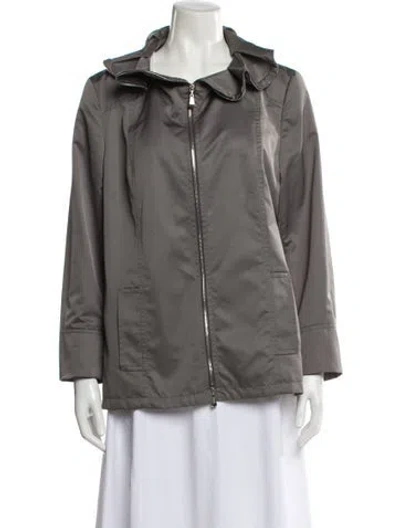 Pre-owned Escada Jacket In Gray