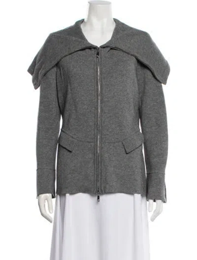 Pre-owned Escada Jacket In Gray