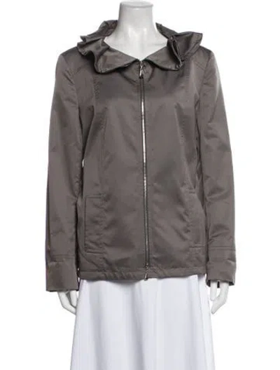 Pre-owned Escada Jacket In Grey