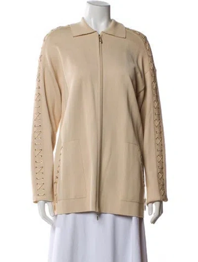 Pre-owned Escada Jacket In Neutral