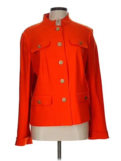 Pre-owned Escada Jacket In Orange