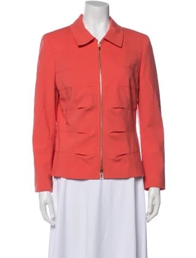 Pre-owned Escada Jacket In Orange