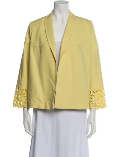 Pre-owned Escada Jacket In Yellow