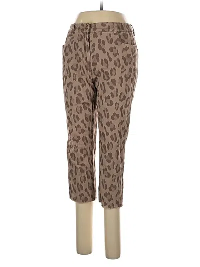 Pre-owned Escada Jeggings In Tan