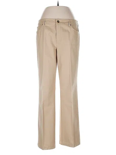 Pre-owned Escada Khaki Pant In Brown