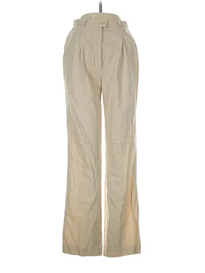 Pre-owned Escada Khaki Pant In Tan