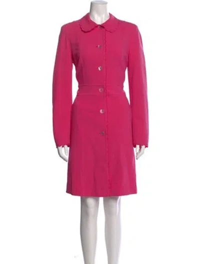 Pre-owned Escada Knee-length Dress In Pink
