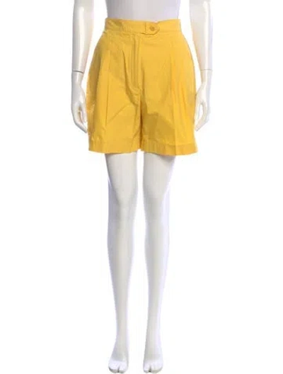 Pre-owned Escada Knee-length Shorts In Yellow