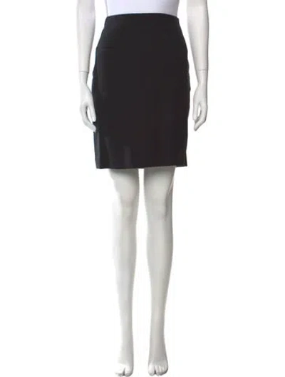 Pre-owned Escada Knee-length Skirt In Black