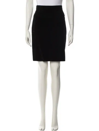 Pre-owned Escada Knee-length Skirt In Black